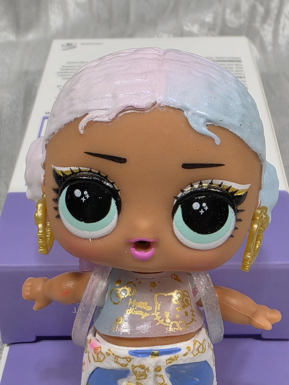Limited Edition LOL Surprise Hello Kitty Crystal Cutie Doll 50th Anniversary